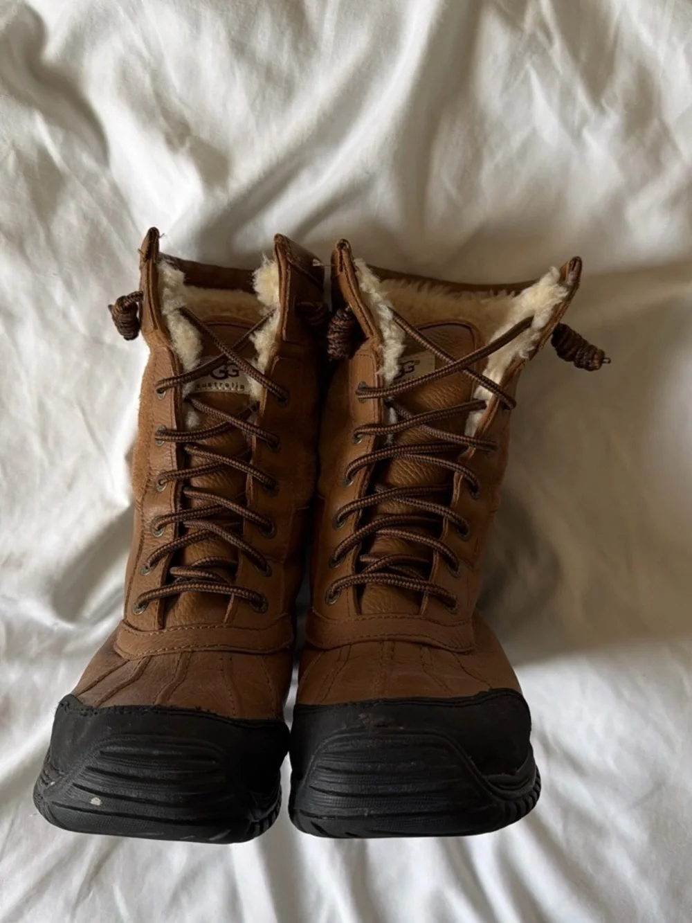 UGG Chestnut Lace-Up Adriondack Boots